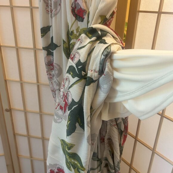 One Clothing Camisole Strap Tiered Colorful Floral Maxi Dress Size M Flowy Skirt - Picture 11 of 16